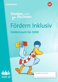 Fördern Inklusiv Heft 10 Zahlenraum bis 1000 - Arbeitsheft