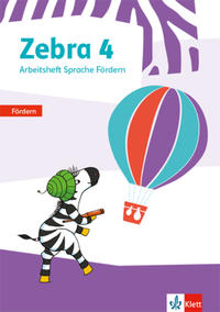 Zebra 4 Sprache Förderheft - Arbeitsheft