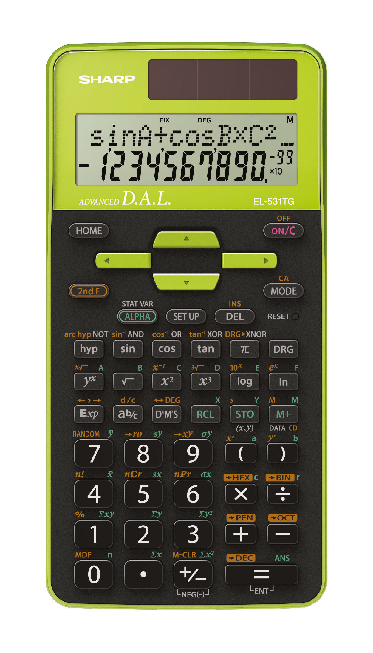 Taschenrechner Sharp EL-531TG grün - empfohlenes Kaufexemplar