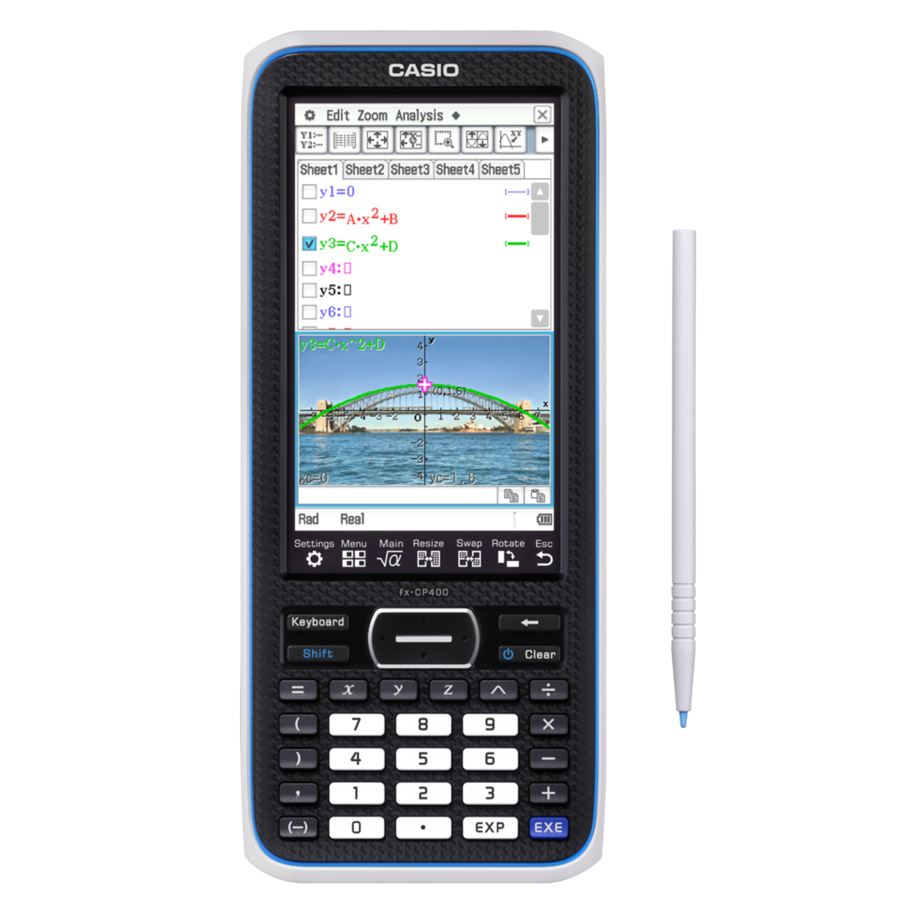 Casio Grafikrechner ClassPad II fx-CP400 - Taschenrechner
